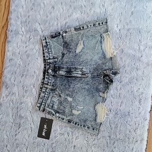 Nasty Gal Distressed Shorts, Women's Size 8, New With Tags!